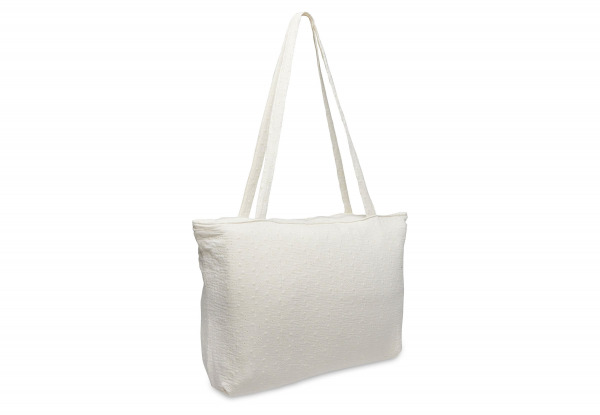 Jollein pelenkz tska
 - Shopper Embroidery Ivory