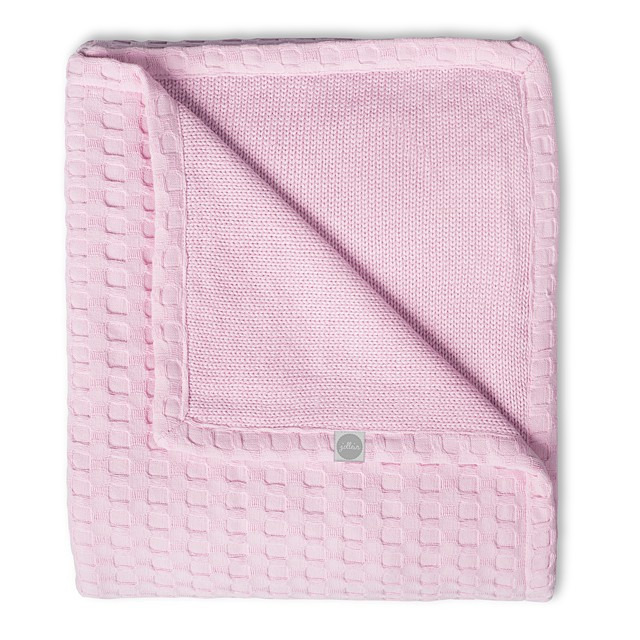 Jollein takar - 75x100cm Waffle pink