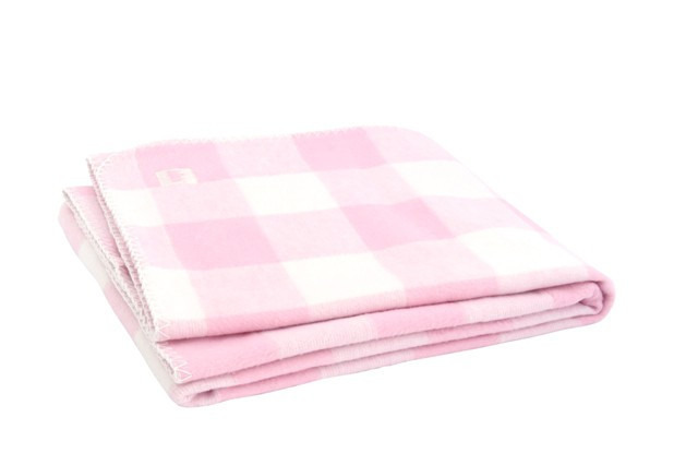 Jollein takar - 100x150cm Check pink