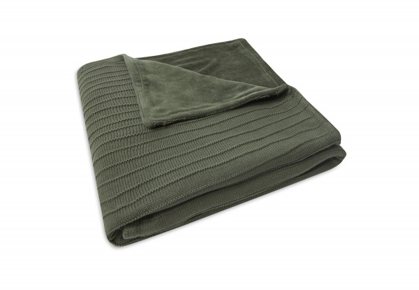 Jollein takar
 - 100x150 cm Pure Knit Leaf Green/Velvet