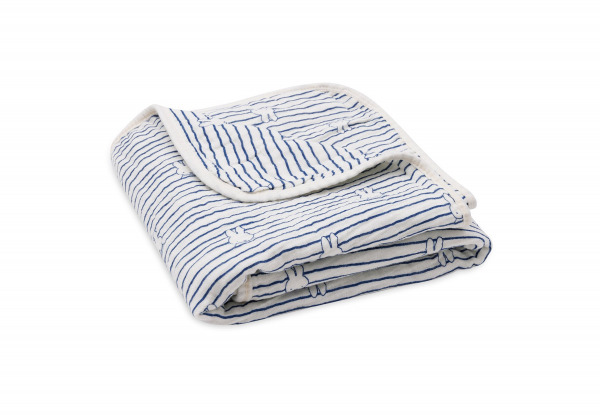 Jollein takar
 - 75x100 cm muslin Cradle Miffy Stripe Navy