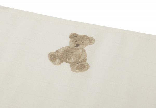 Jollein textilpelenka
 - 70x70 cm Teddy Bear