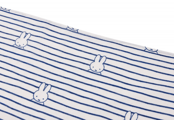 Jollein textilpelenka
 - 70x70 cm Miffy Stripe Navy