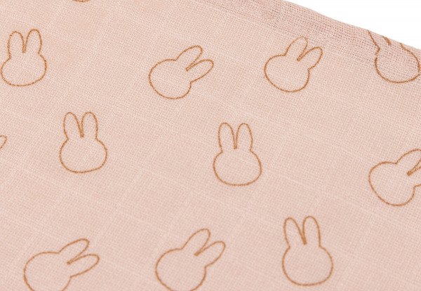 Jollein textilpelenka
 - 70x70 cm Miffy Silhouettes Wild Rose