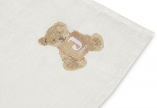 Jollein textilpelenka
 - 115x115 cm Teddy Bear