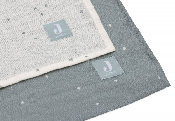 Jollein textilpelenka
 - 115x115 cm Twinkling Sea Green