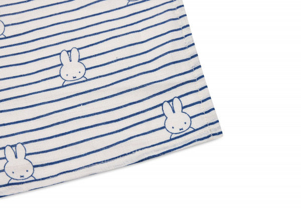 Jollein textilpelenka
 - 115x115 cm Miffy Stripe Navy