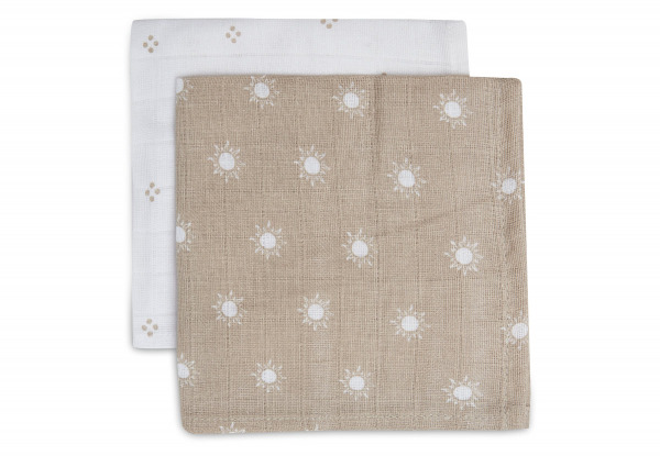 Jollein arctrl muslin
 - Pointelle & Sun Biscuit