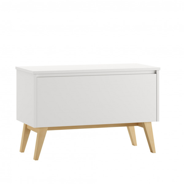 Pinio Swing toy-box - White/natural