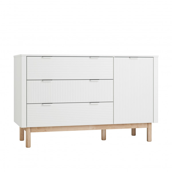 Pinio Miloo komd - 3 fikkal s 1 ajtval White